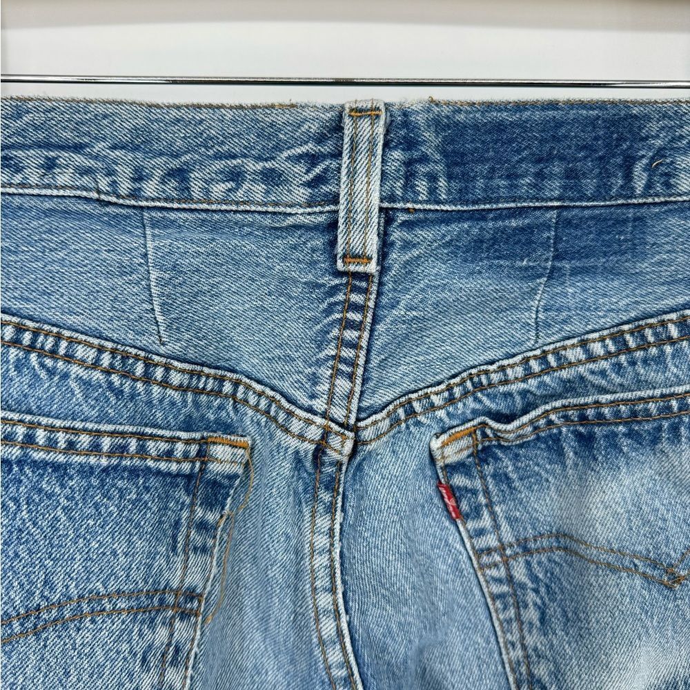 Vintage Levi’s 501 Jeans Altered and Distressed Late 80’s Early 90's - Picture 8 of 16